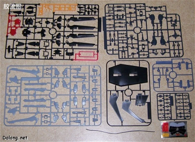 机动战士高达SEED HG SEED&SEED DESTINY 41 GAT-X105E+AQM/E-X09S 漆黑强袭高达 - 图片